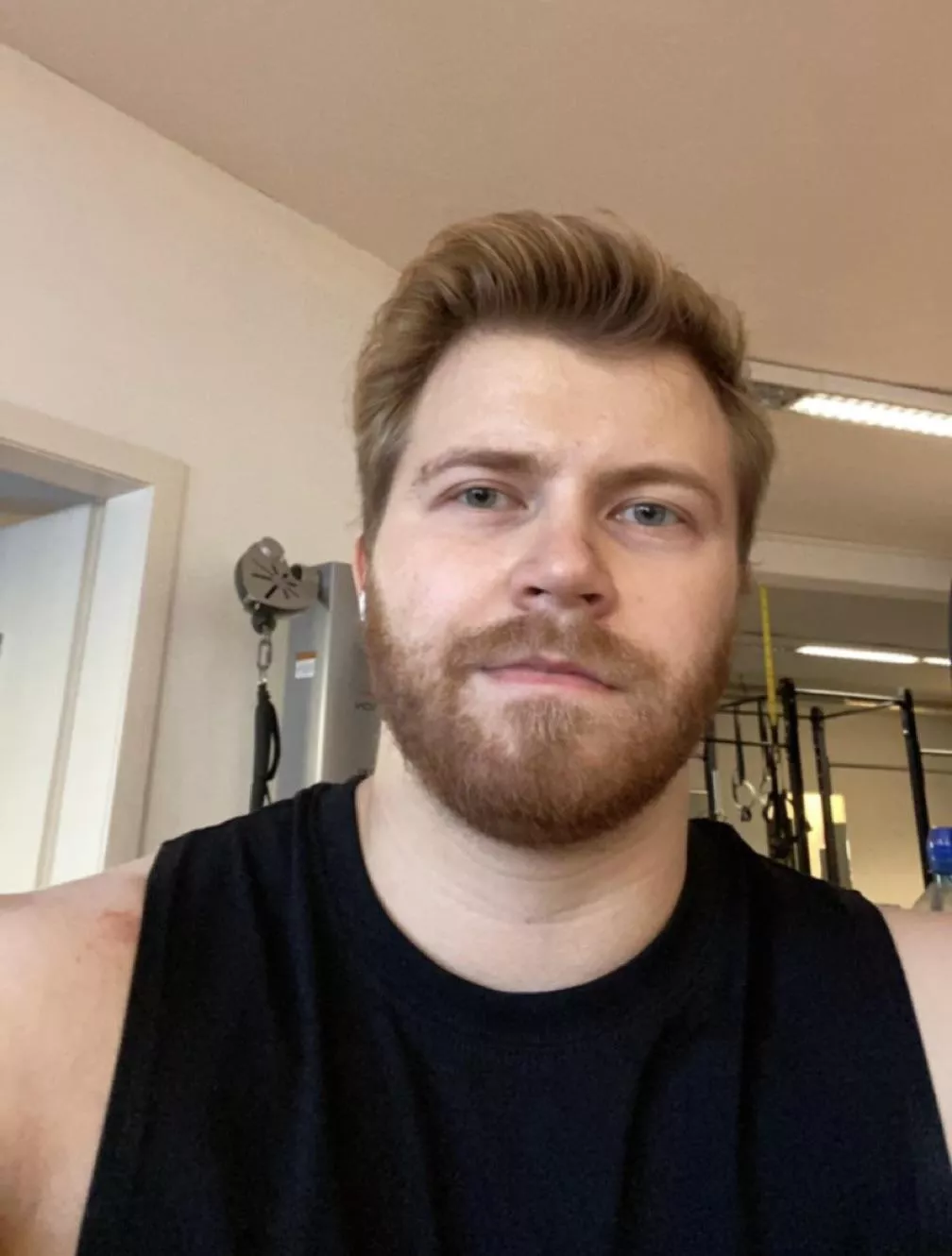 Was having a pretty good hair day at the gym yesterday