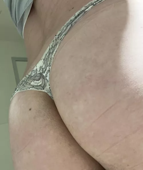 Wearing my smallest thong today