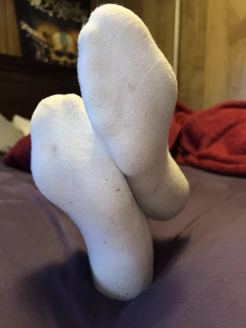 White ankle socks are a go to.