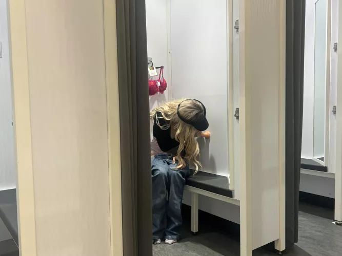 You walk past and see this. You sneaking in here to replace my dildo?