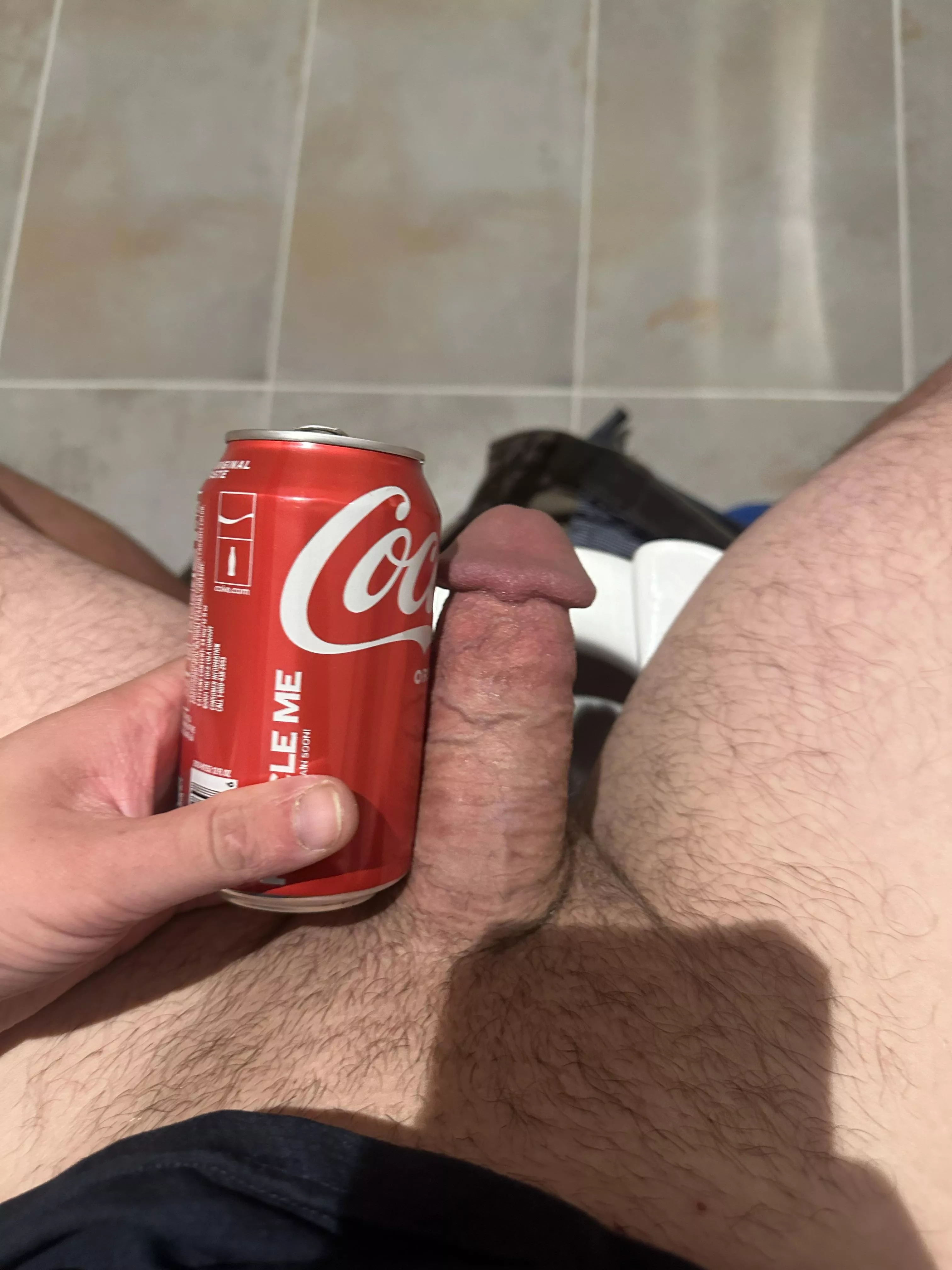 12 oz soda can challenge, biggest to beat me gets to video chat with my girl