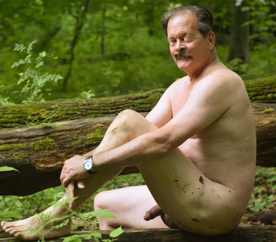 A pause during my hike with a friend