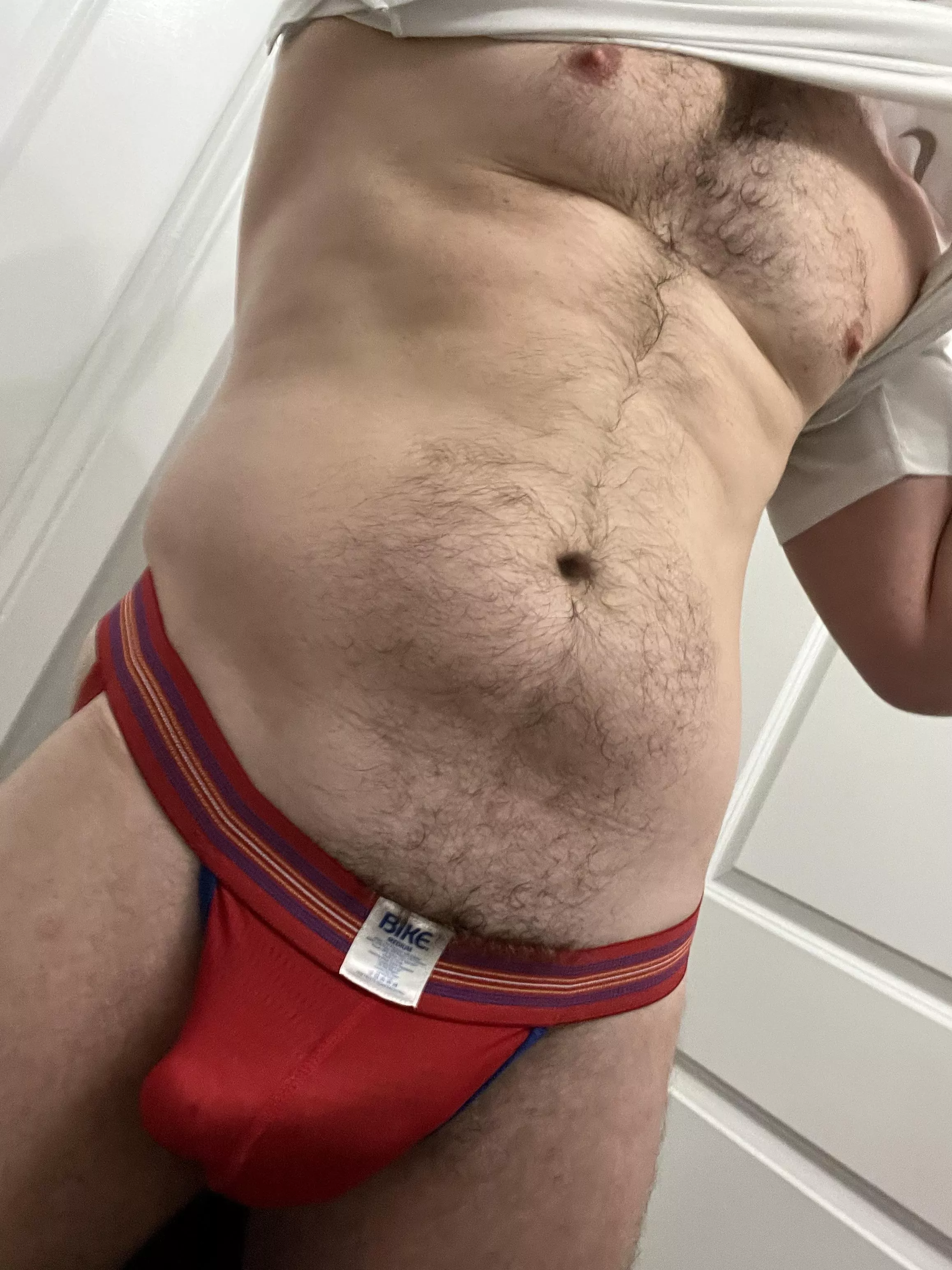 After breaking in my new Bike jock at the gym
