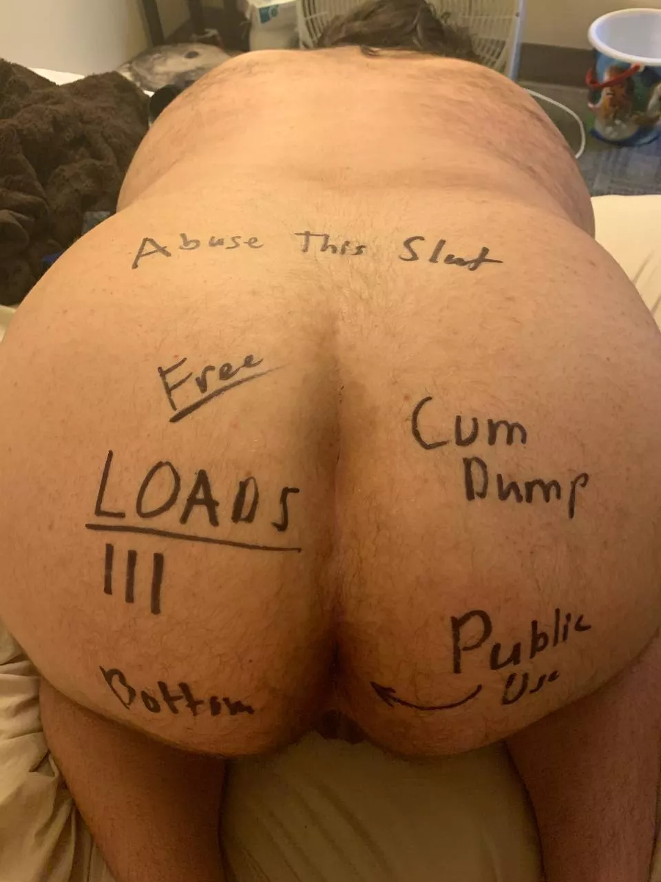 Anybody like body writing on a bottom?