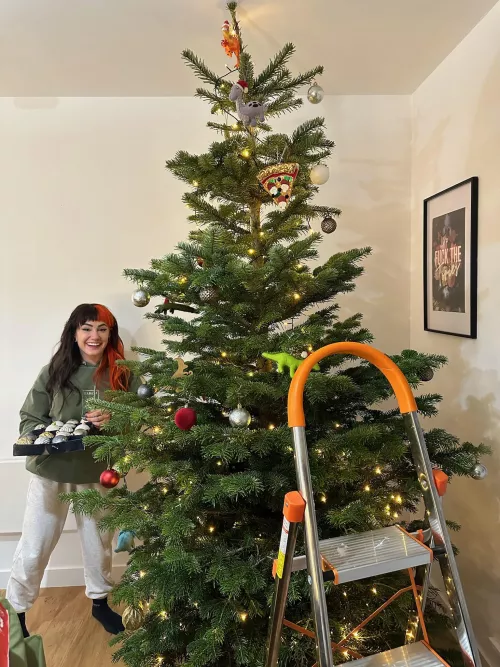 Being 4ft 8” tall means a ladder is a necessity 😂