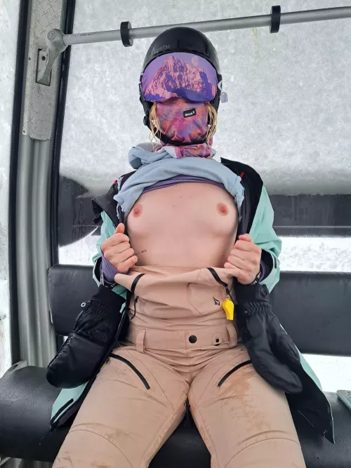 Birthday snowboarding fun