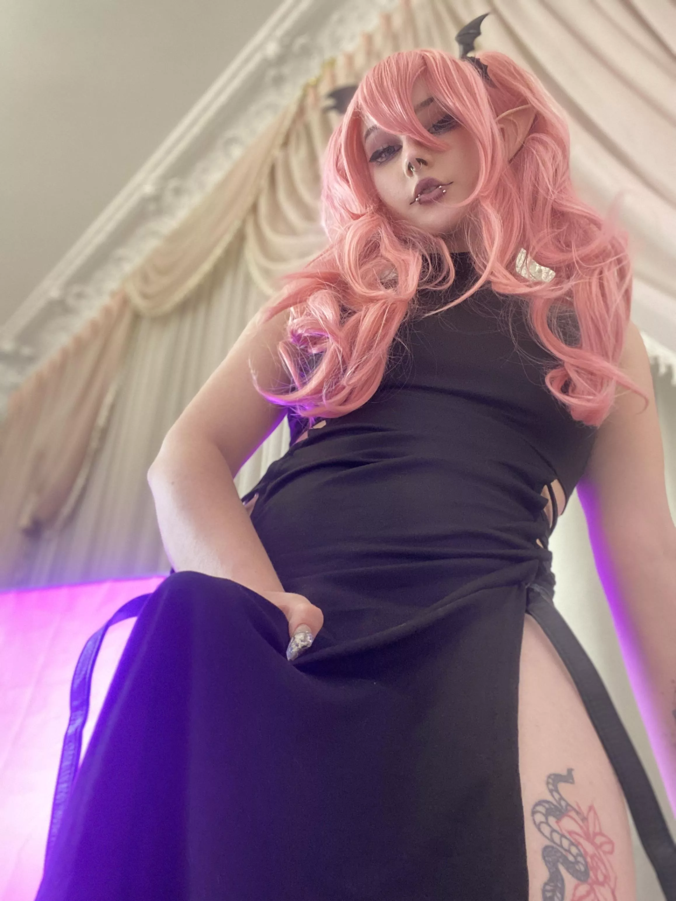 Do you want to feel something hard under my dress?