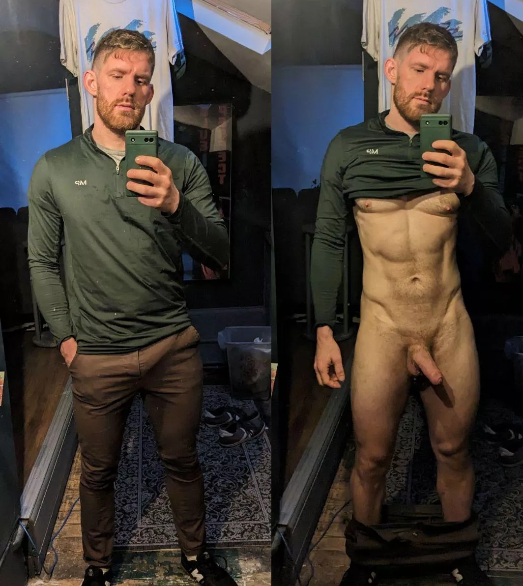 Dressed casual for work today