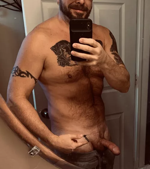 Got the beard to go with the boner now