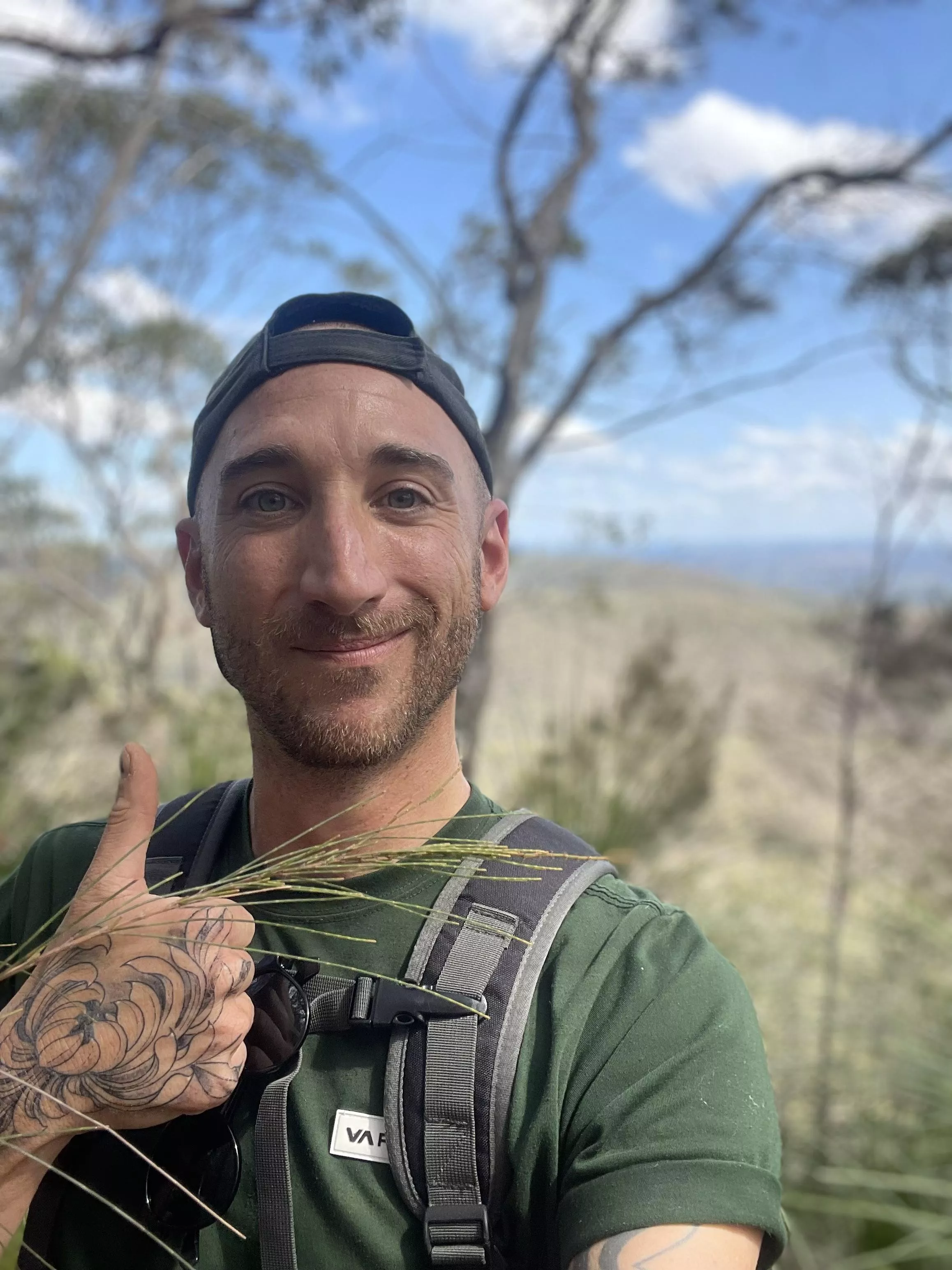 I climbed a mountain