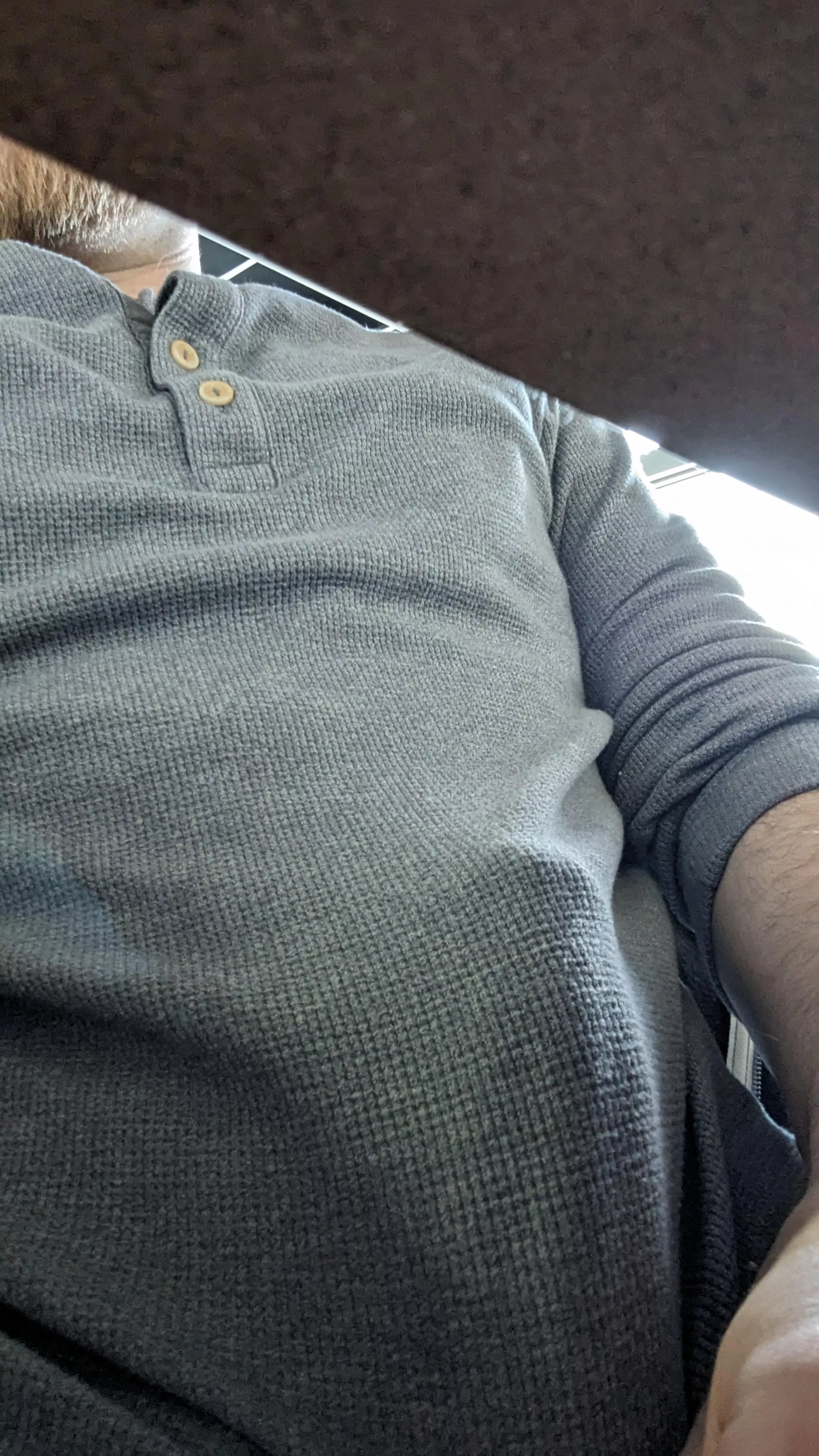 I was so hard you could see all the details thru my shirts lol