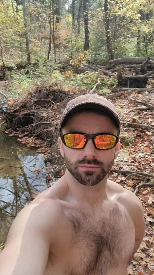 Just a cool naked hike with non buzzed chest hair :)