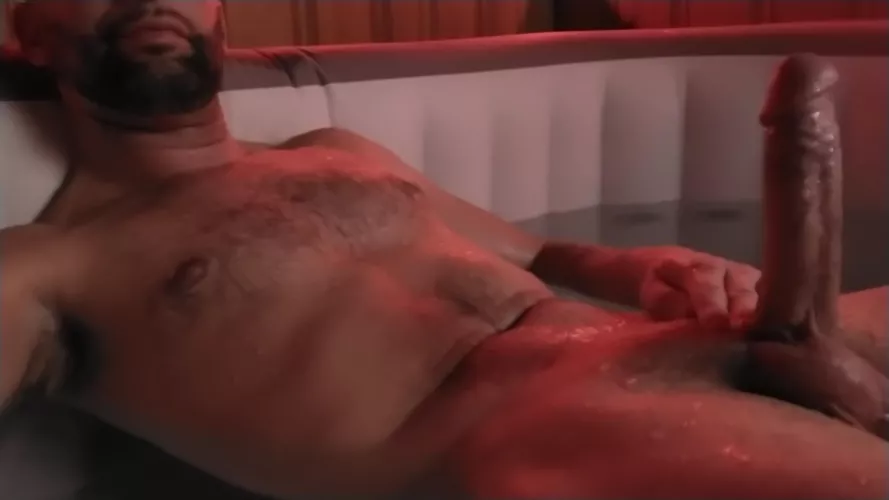 Just a late night soak.