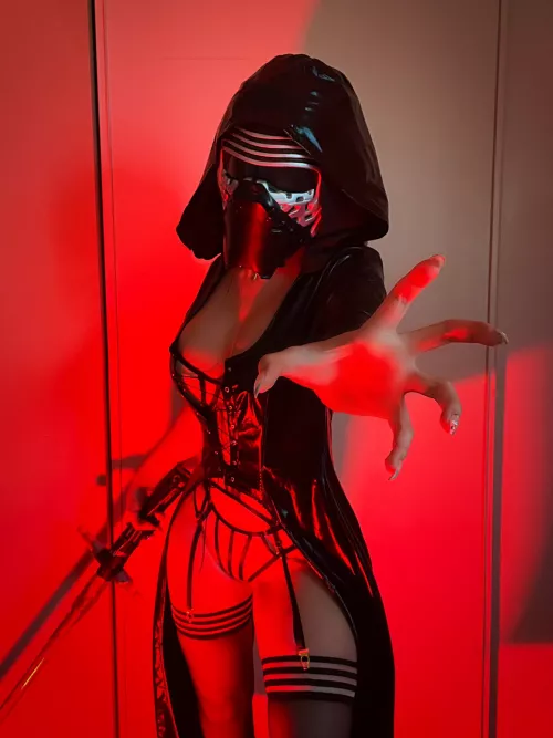 Kylo Ren boudoir cosplay from Star Wars by Felicia Vox