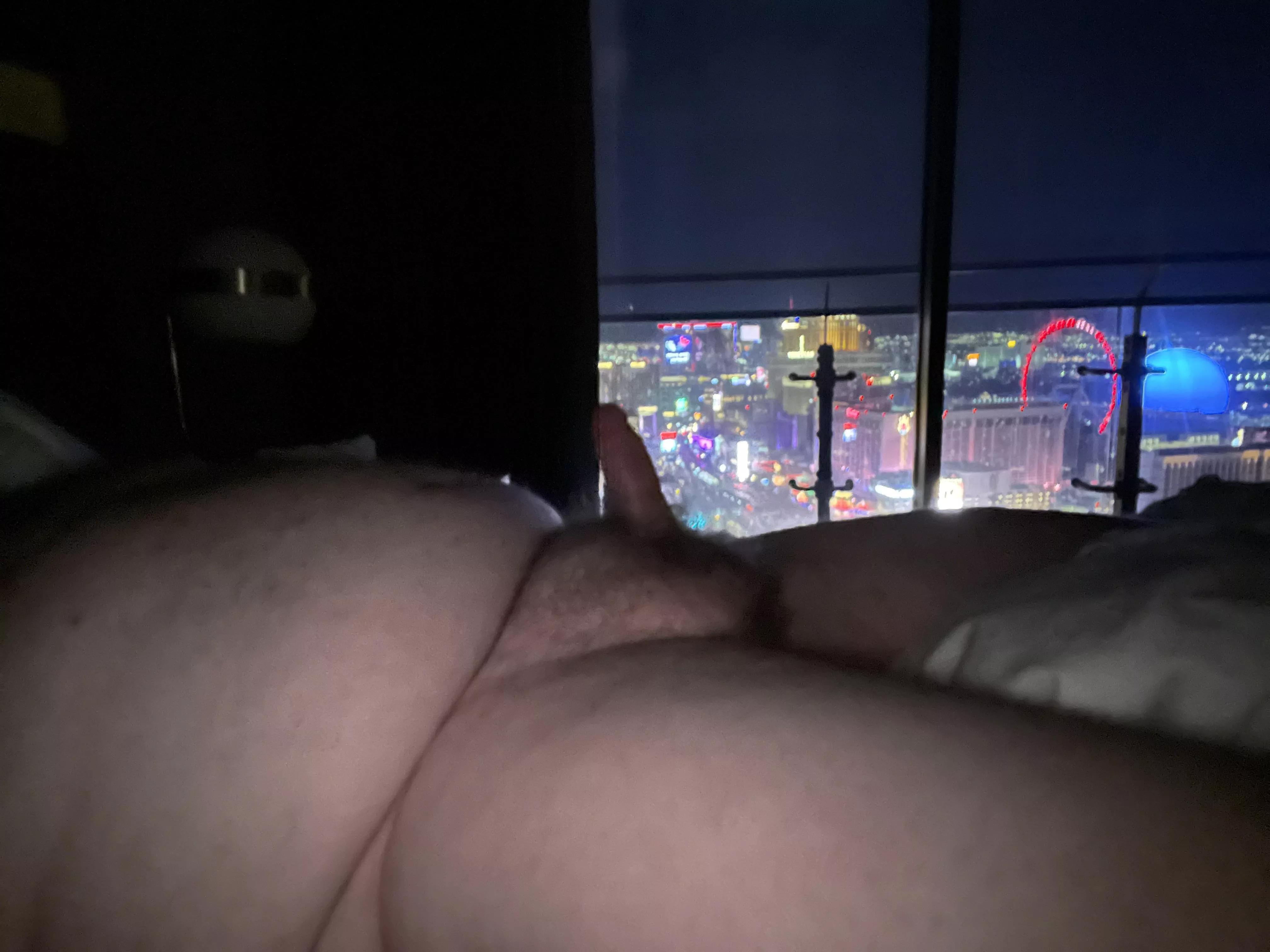 Little dick with a big view