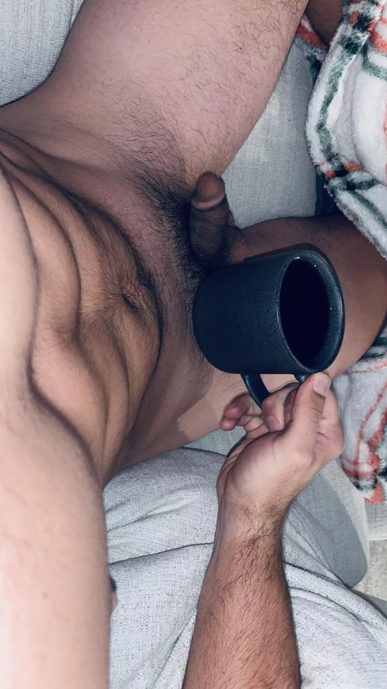 Love drinking my coffee completely naked