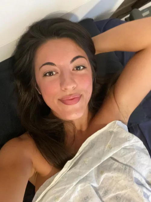 My armpit's got game, cute and charming, a winning combo. F19