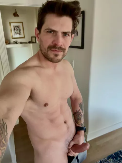 My GF wants to watch me fuck another woman…Think I should? (Don’t mind the bed head. 🫣)