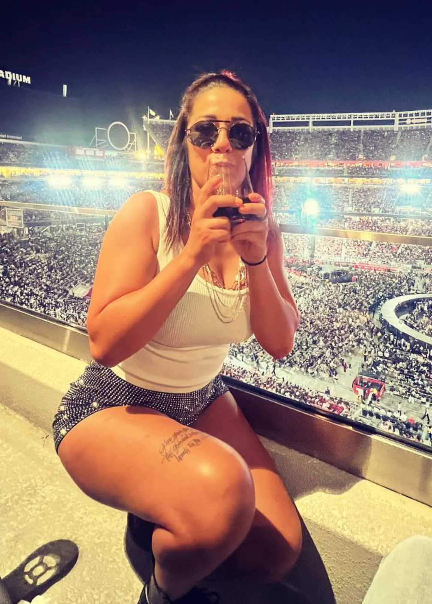 Never Forget Bayley lookin Juicy at Beyonce 😊