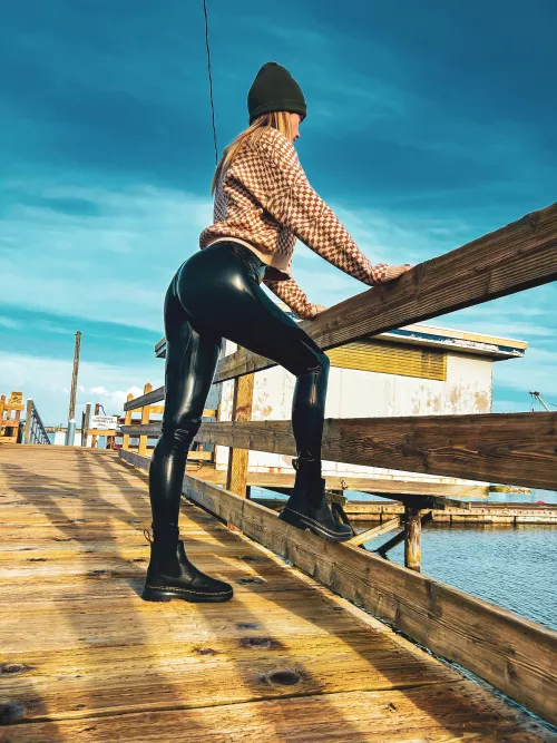 Obsessed with my latex leggings