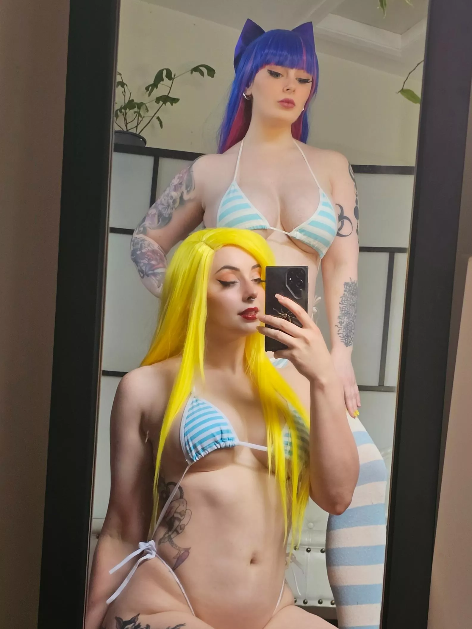 Panty and Stocking ft CC Viper and I 💙🤍