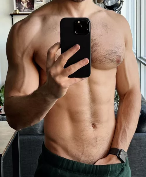 Rearranging the junk.