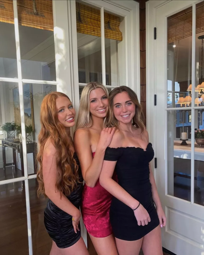 Redhead blonde brunette