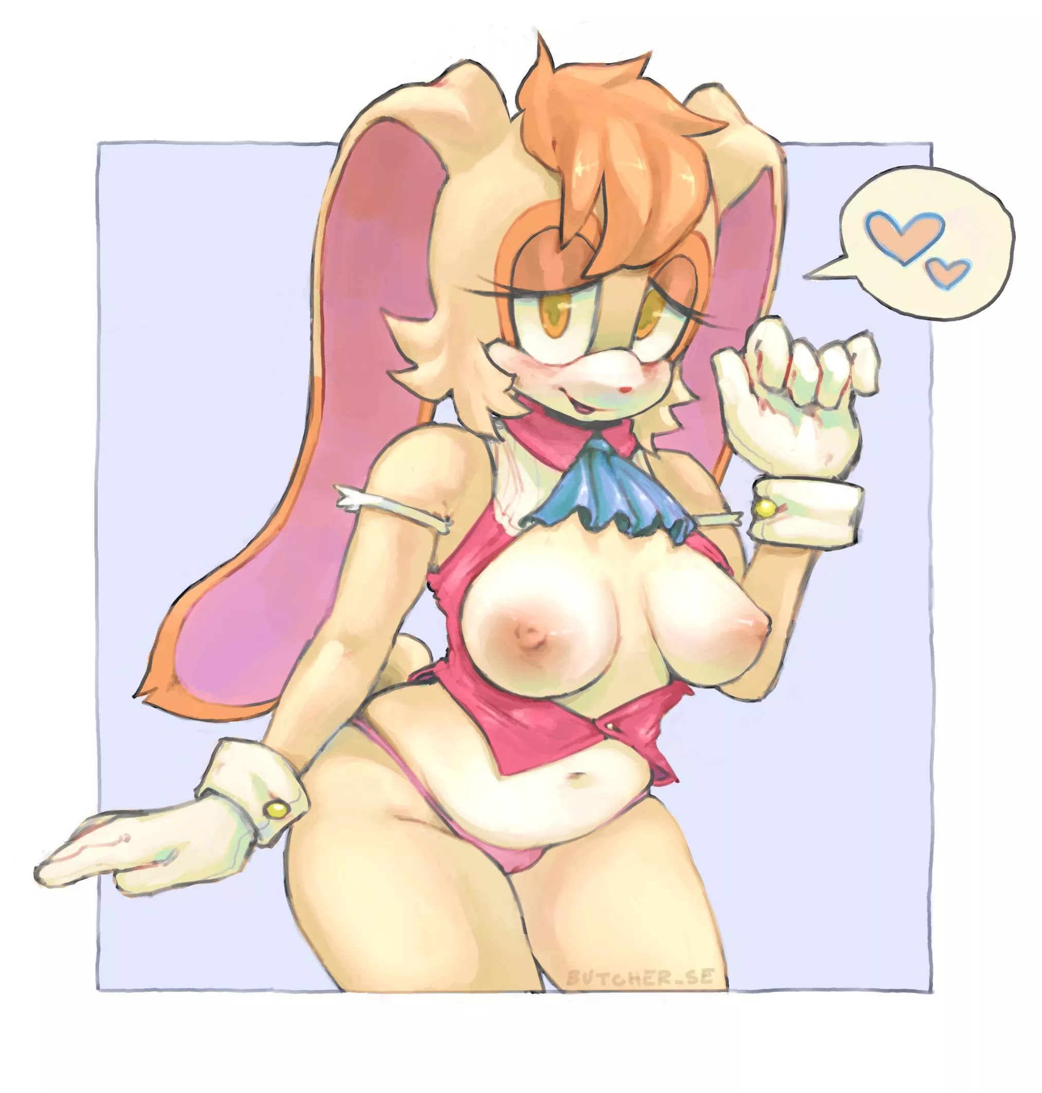 Vanilla wants to show you something~ (art by me)