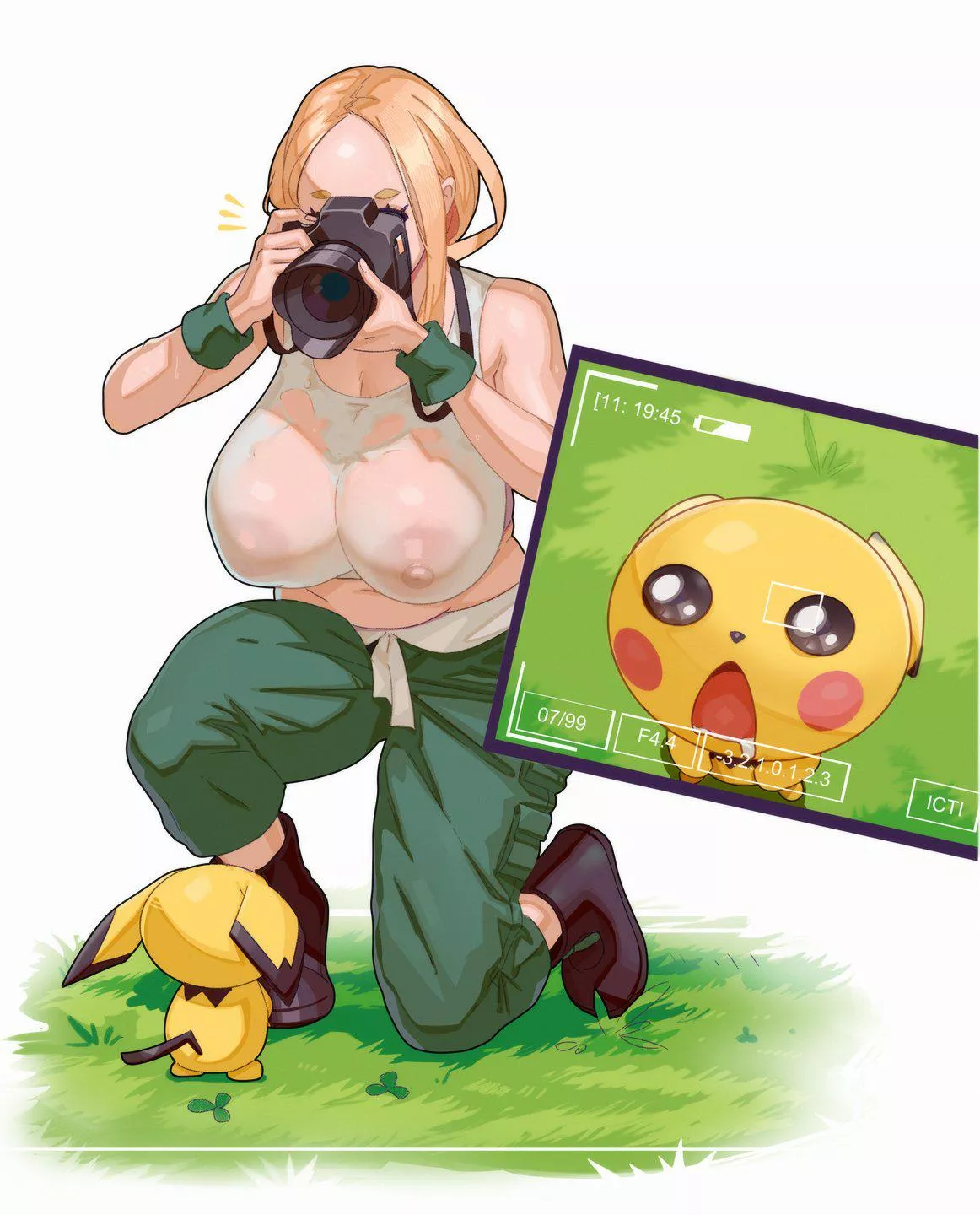 viola's booby trap for pic [pokemon] (materclaws)