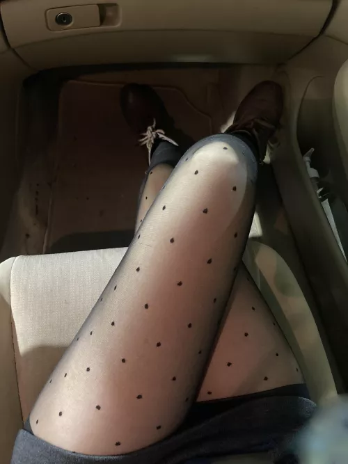 Want to grab my juicy thighs in my cute tights?