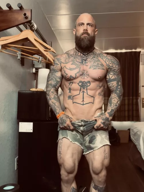 Who wants to see what's under the shorts