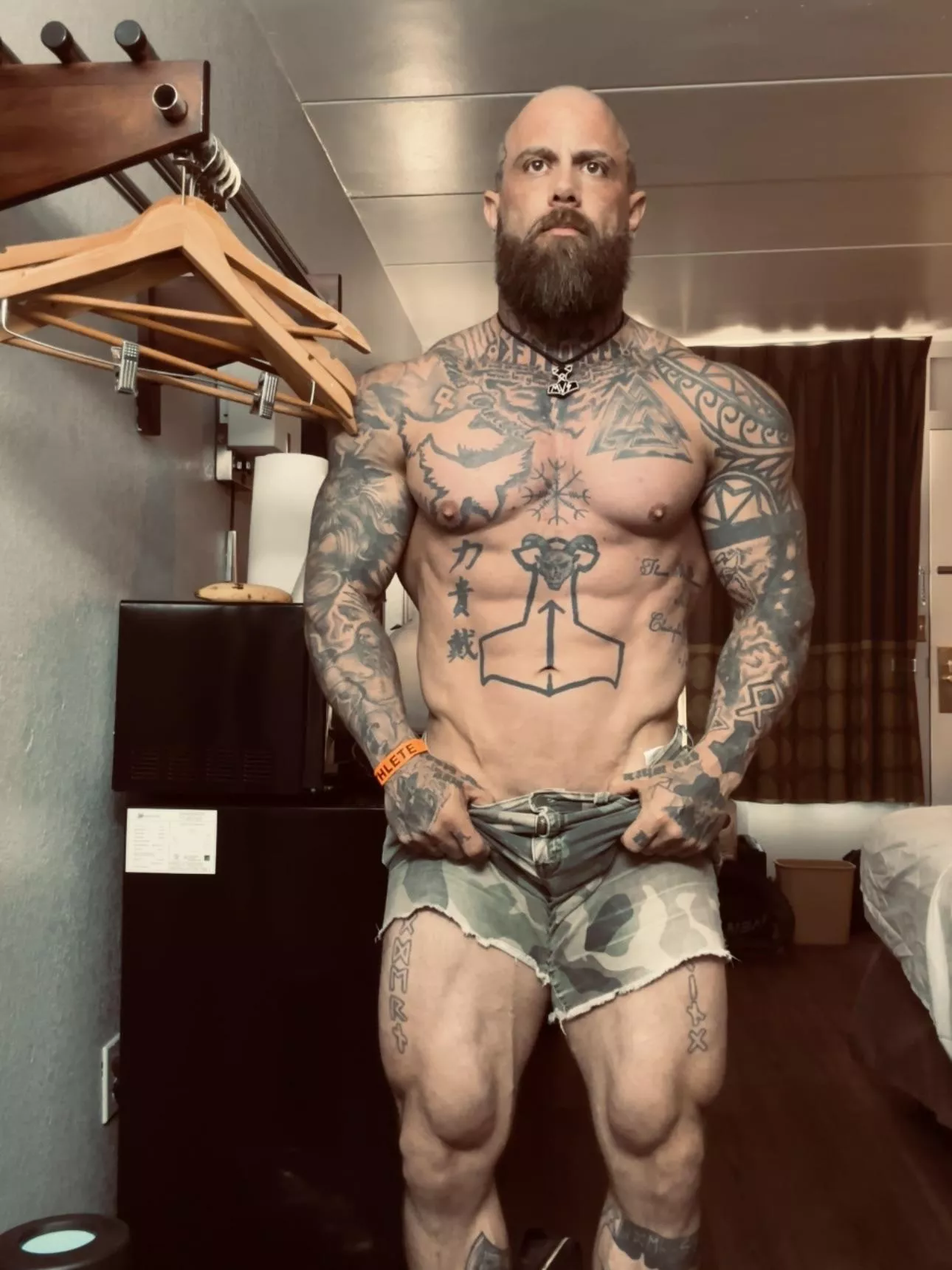 Who wants to see what's under the shorts