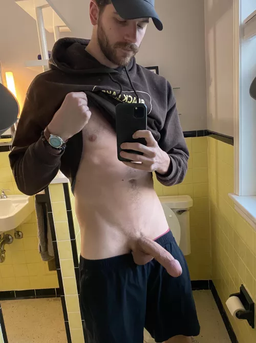 Would you drain me before I left for the gym?