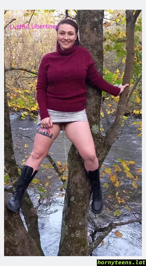 Would you stand under this tree while I'm pissing?