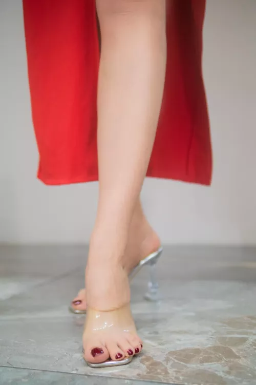 your tongue should do a good job on my feet