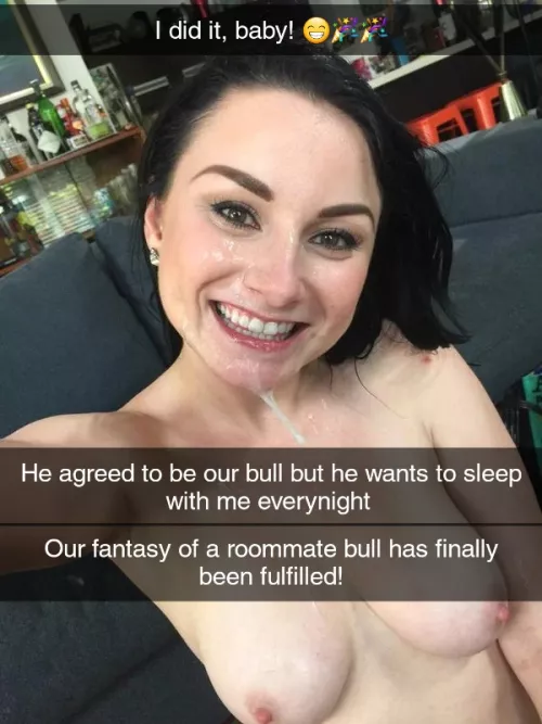 Your wife managed to the roommate to be the bull