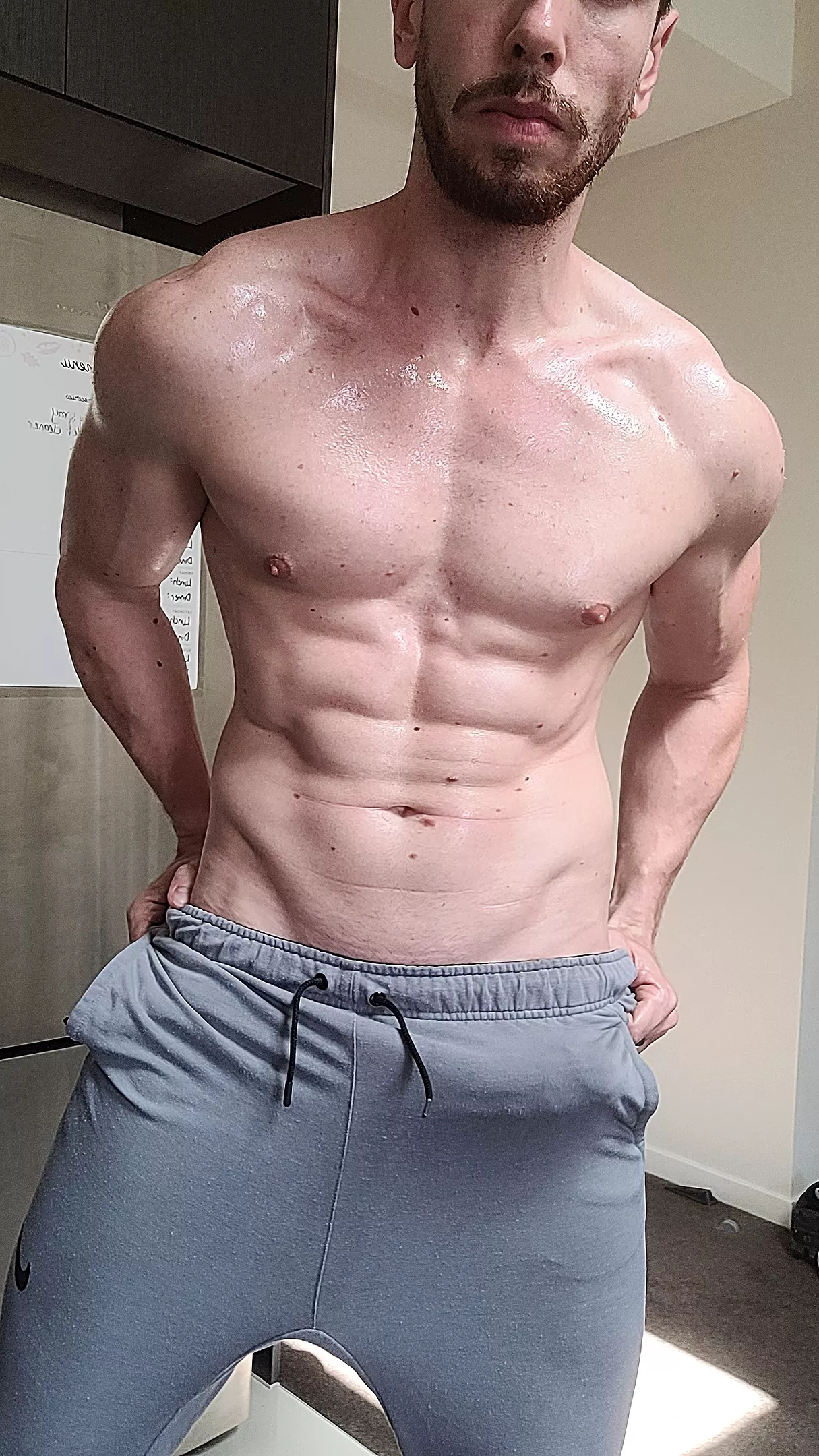 A little thank you to whomever invented grey pants