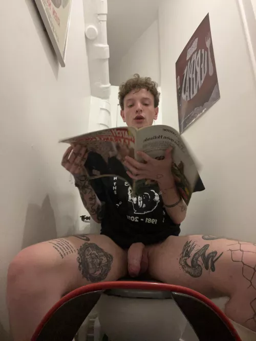 Can you suck it while i am reading in public toilet?