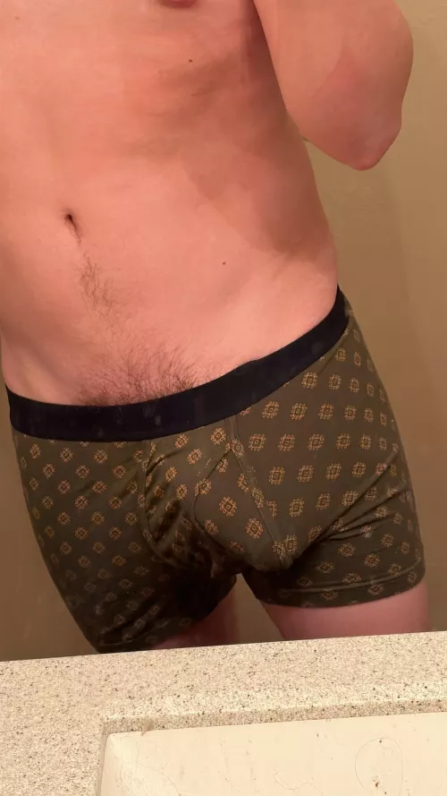 Cant even walk around in underwear smh