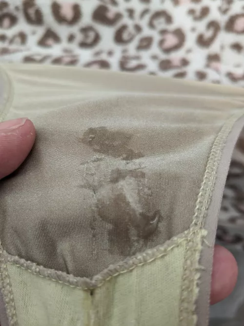 Cleaned my new nipple piercing and felt a trickle 🙈