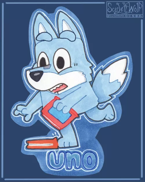 Clumsy lil’ wolf! 🐺💙