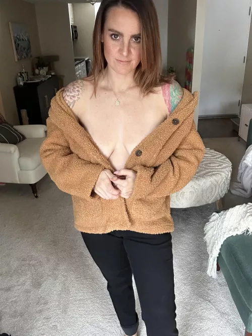 do you want to count my freckles more under my jacket? [IRTR]