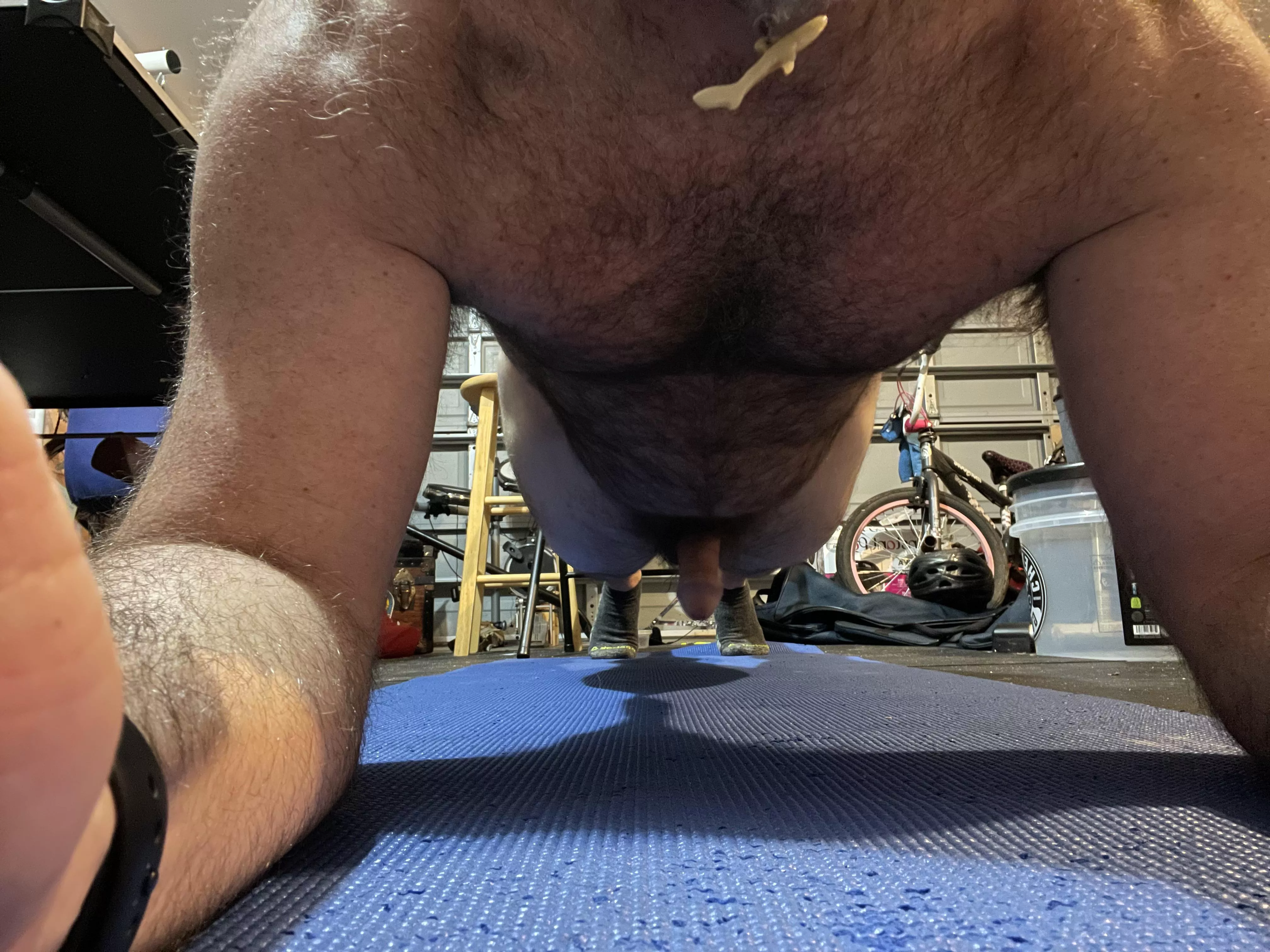 Getting my planks in when I can (M)