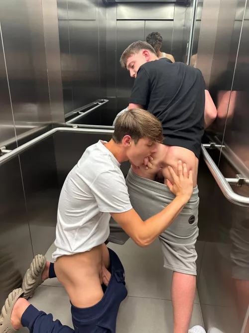 Good thing they're in a really tall building