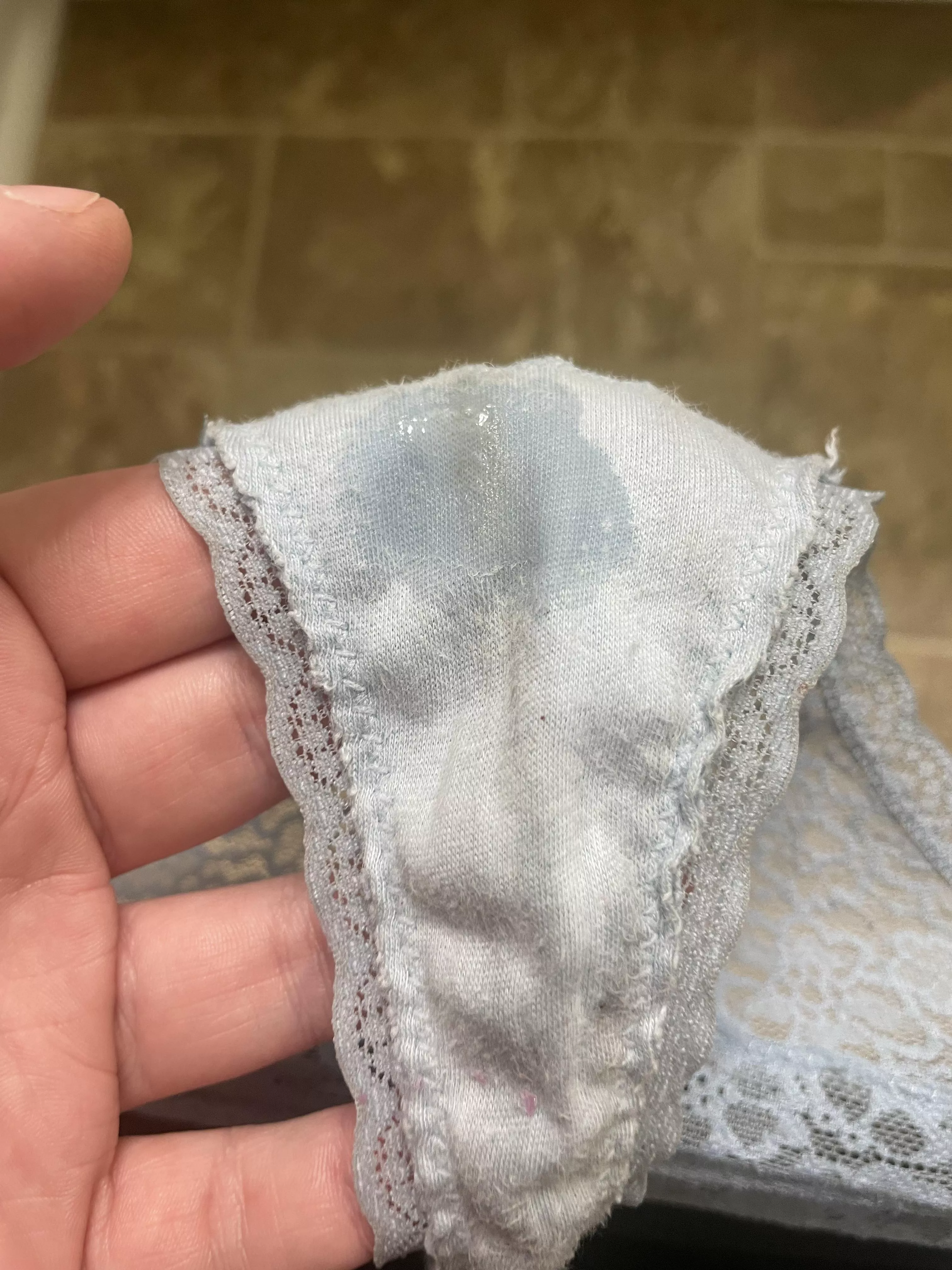 I get this wet from getting a Brazilian wax. 🙈