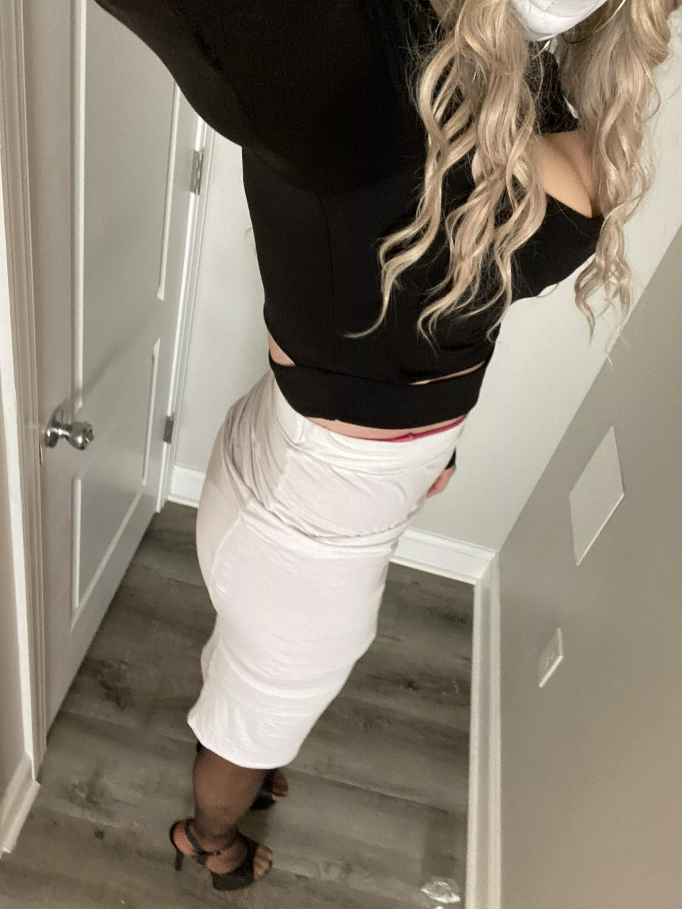 I love long skirts and pleaser heels :)