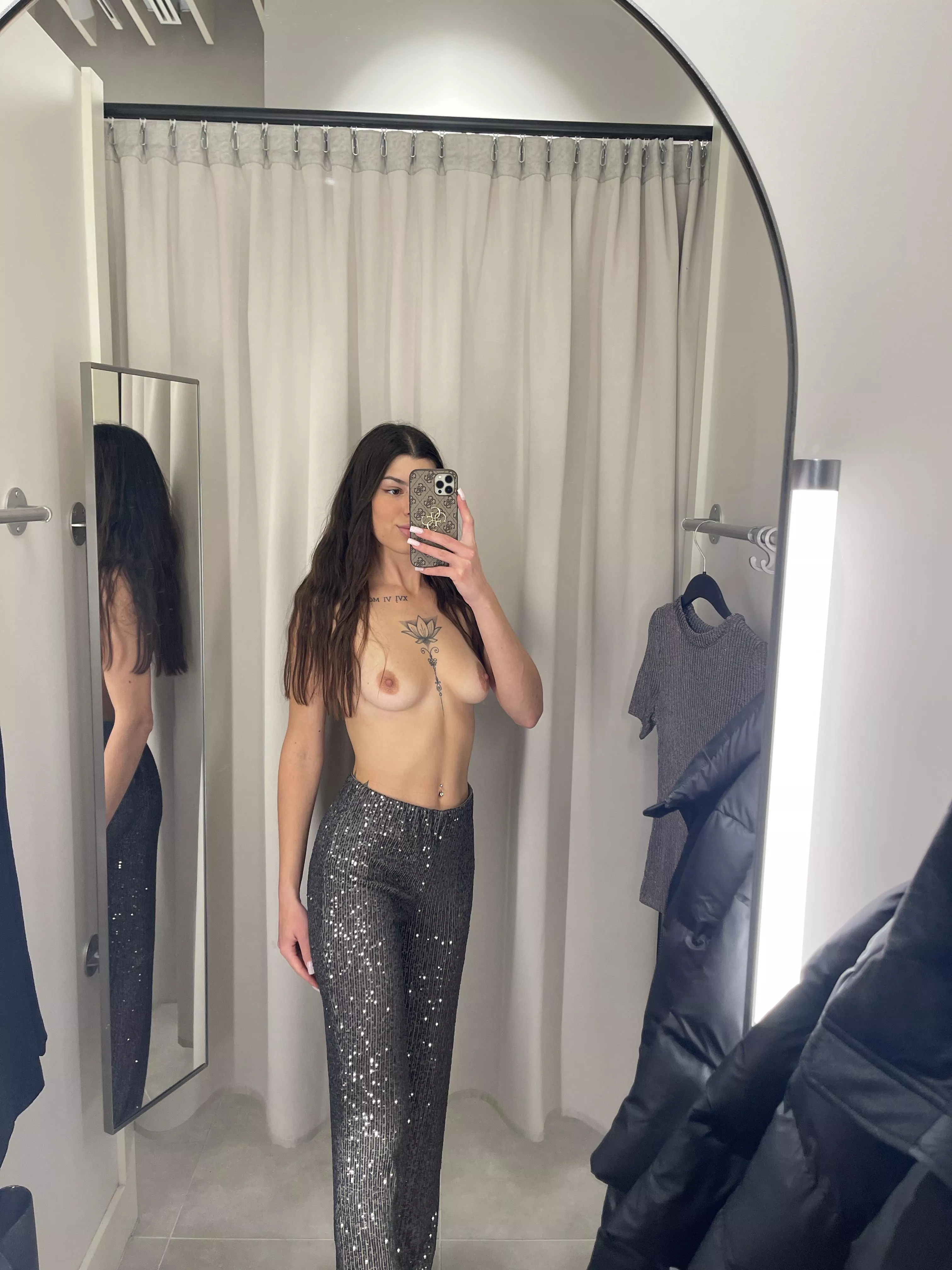 I love shiny clothes