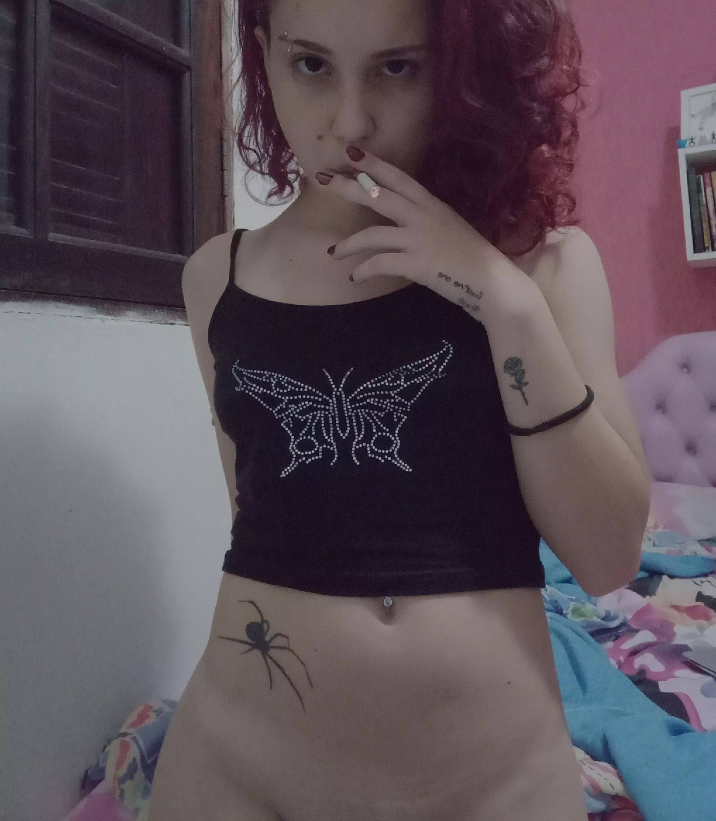 I love smoke before sleep