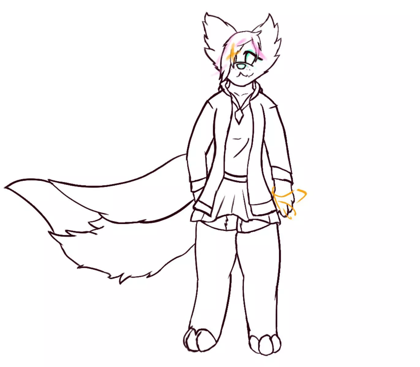 I think I have finally made a unique character design. What do you all think? (Art is mine)