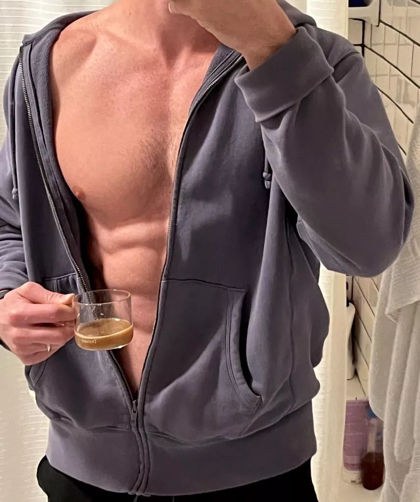 It was cold this morning but coffee has me warming up.